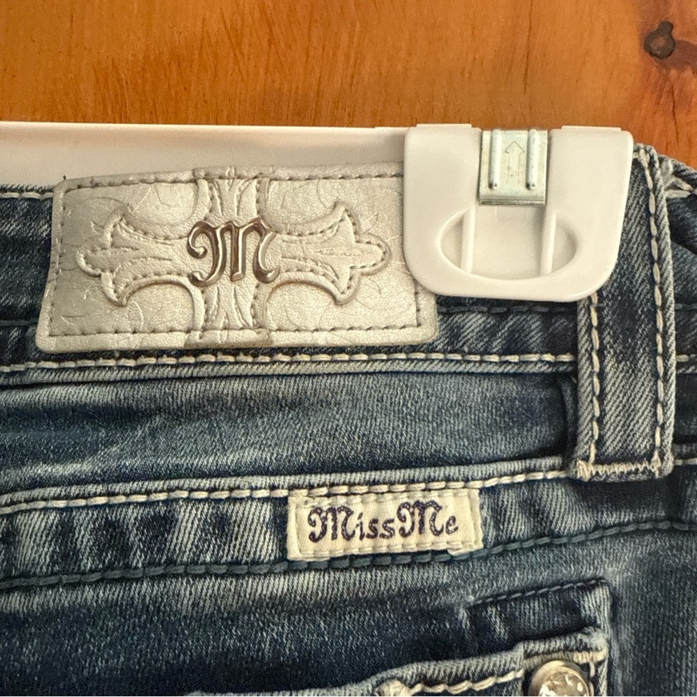 Miss Me women’s Dark Blue Bootcut Jeans - Picture 8 of 8